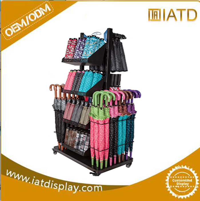 Pop up Wire Steel Storage Display Books Rack for Umbrella