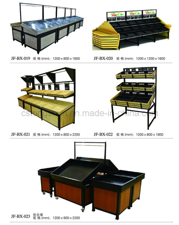 Supermarket Display Stand Shelf for Vegetable and Fruits