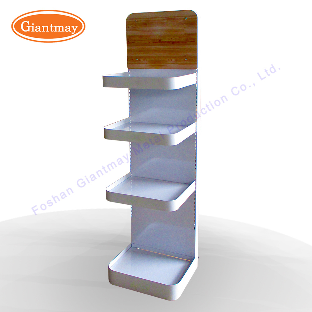 Supermarket Adjustable Powder Coating Metal Exhibition Pet Food Storage Display Stand Rack