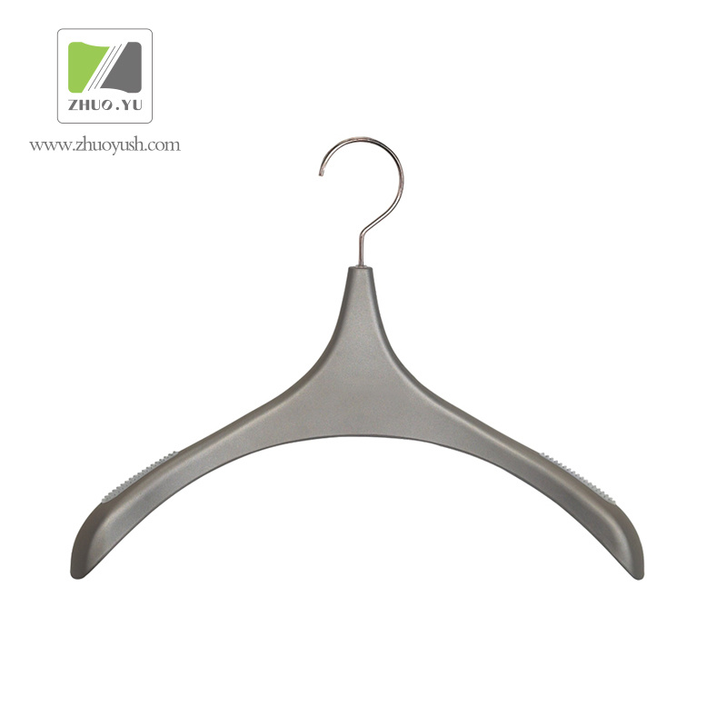 High Neck Plastic Clothing Hanger / Plastic Bottom Hanger