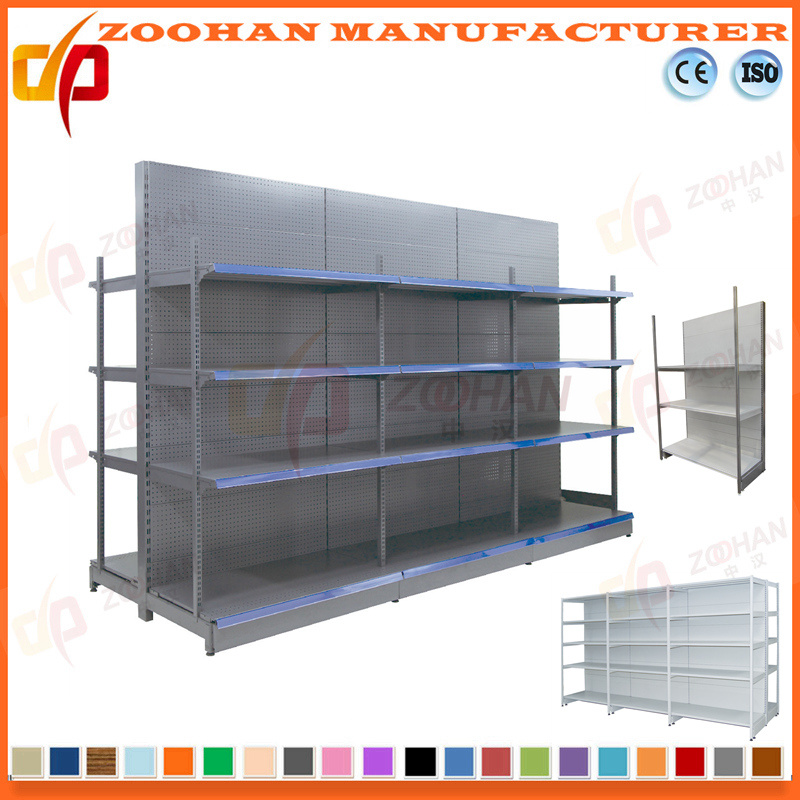 Manufactured Customized Supermarket Heavy Duty Display Shelves Rack (Zhs224)