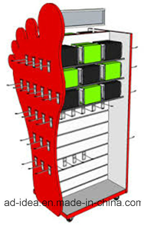 Special Shape Display Stand/Rotatable Advertising Stand/Advertising Stand with Casters