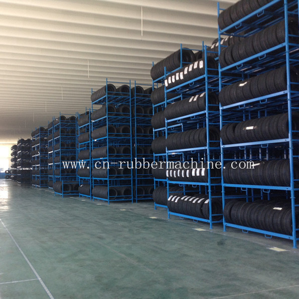 Warehouse Storage Metal Tire Rack / Tyre Rack