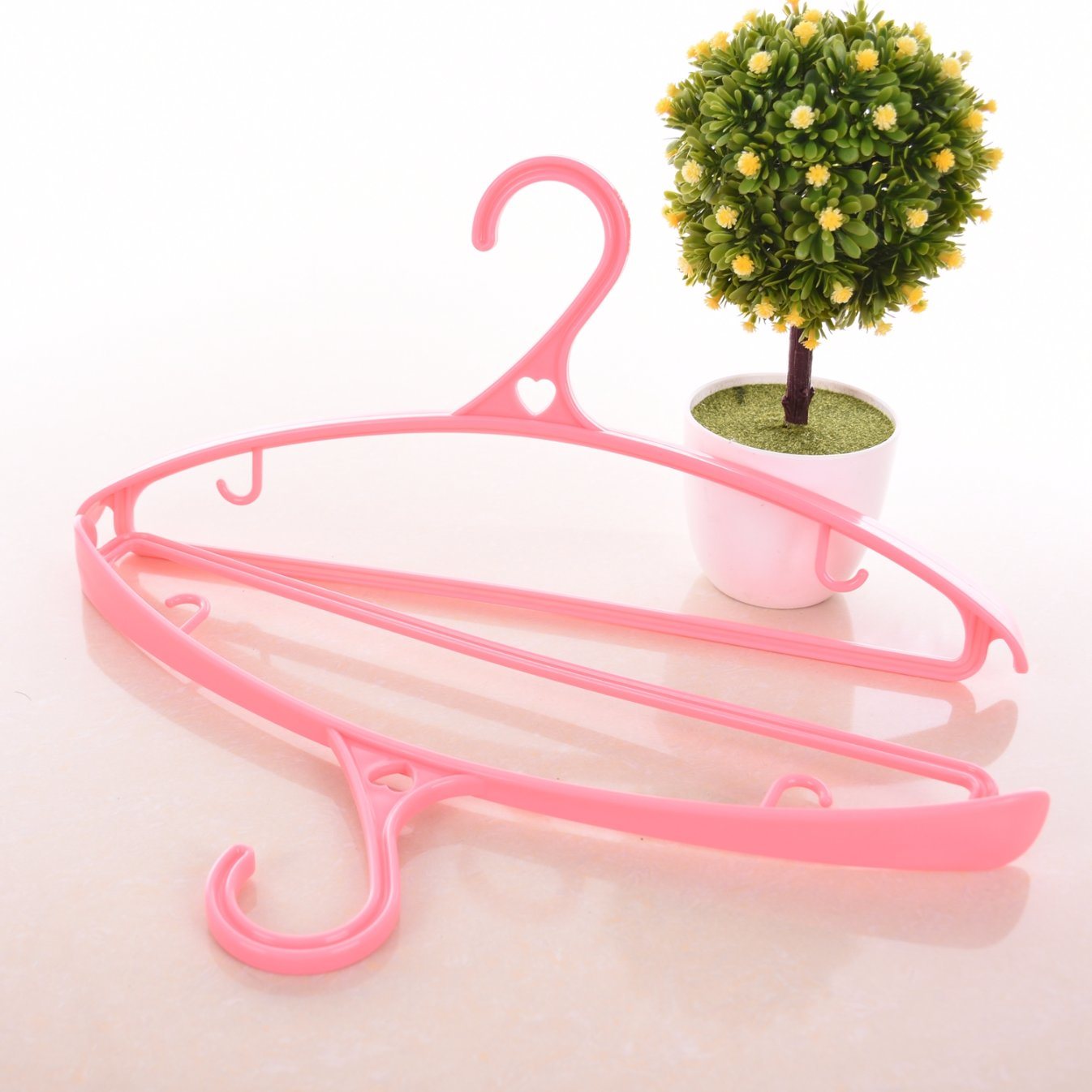 Heavy Plastic Hanger Thick Wholesale Hanger for Skirt and Overcoat