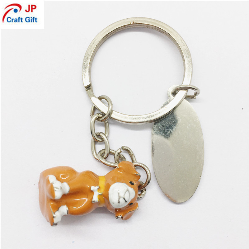 Customized Hot Sale Dog Shape Keychain