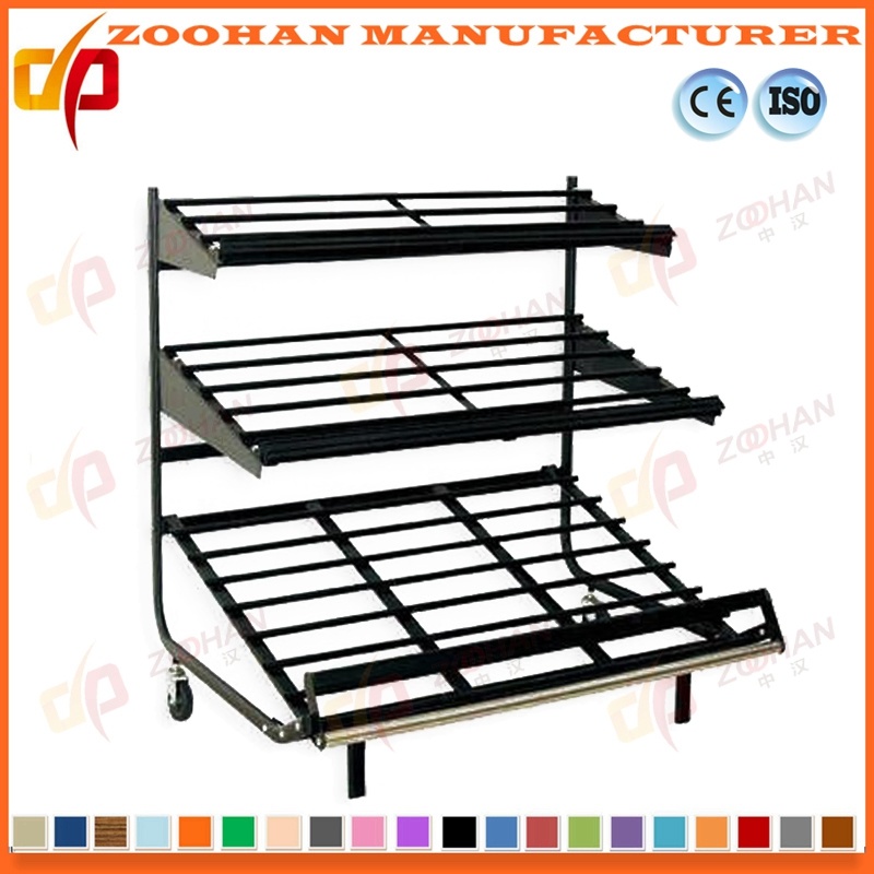 Metal Supermarket Fruit and Vegetable Strong Storage Display Rack (Zhv26)