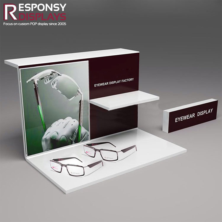 Pop Design Counter Glasses Shelf Acrylic Display Cabinet for Sunglasses