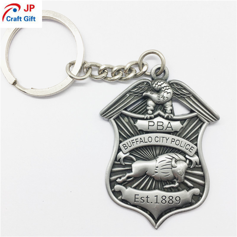 Customized High Quality Buffalo City Police Keychain