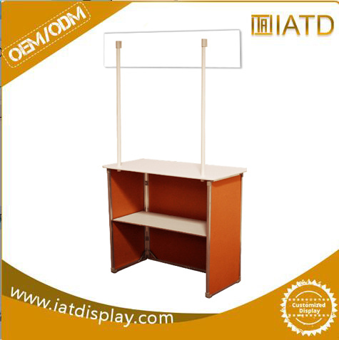 Pop up Wooden Promotional Display Rack