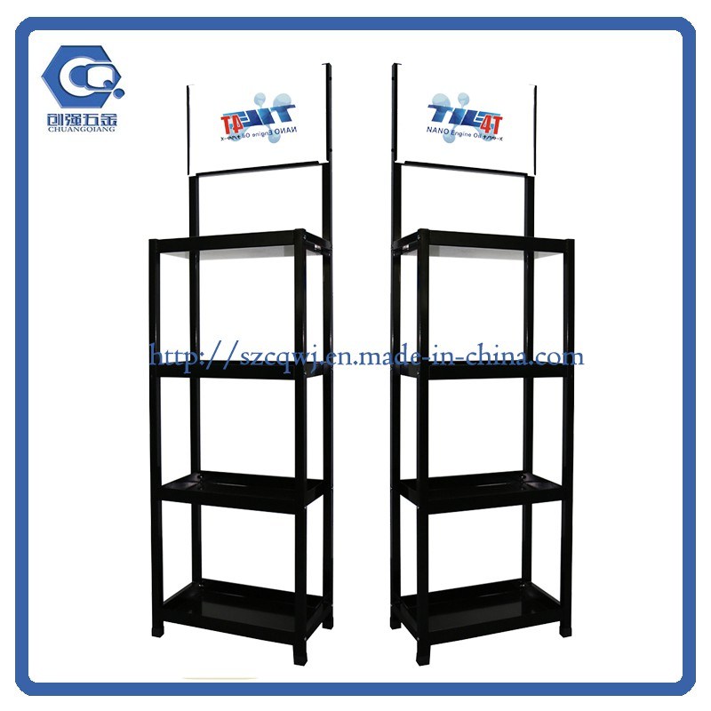 Customized Floor-Standing Cosmetic Metal Display Rack