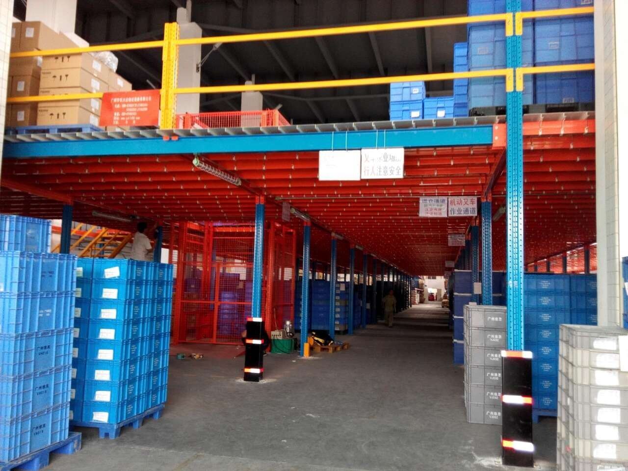 Steel Structure Warehouse Racking with Mezzanine