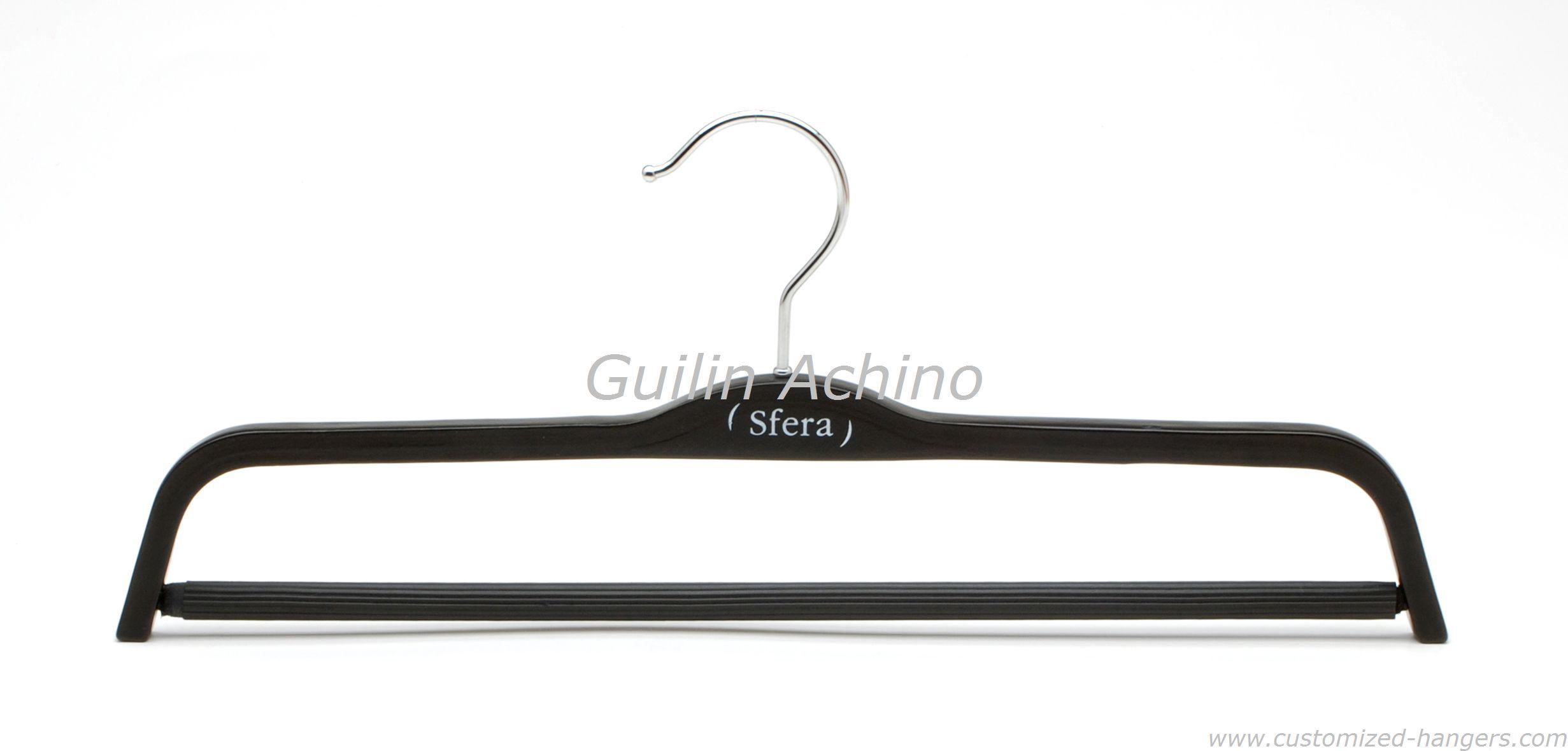 Customized Laminated Hanger with Non Slip Bar (ACH822)