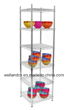 Adjustable Metal 5 Tiers Square Kitchen Dish Storage Rack