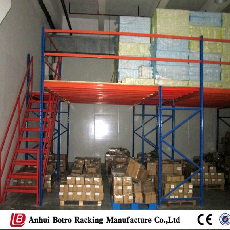 China Nanjing Iron Steel Mezzanine Floor Rack