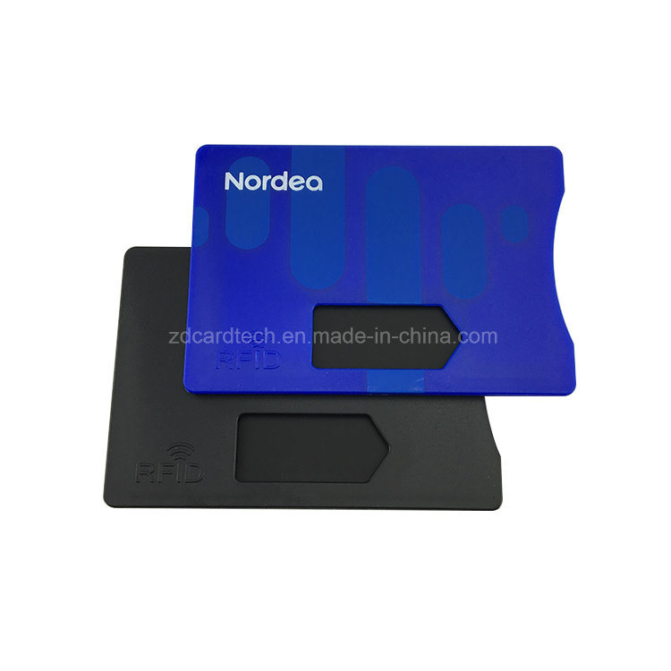 Customizd Hard Plastic RFID Blocking ABS RFID Blocking Card Sleeves/Holder