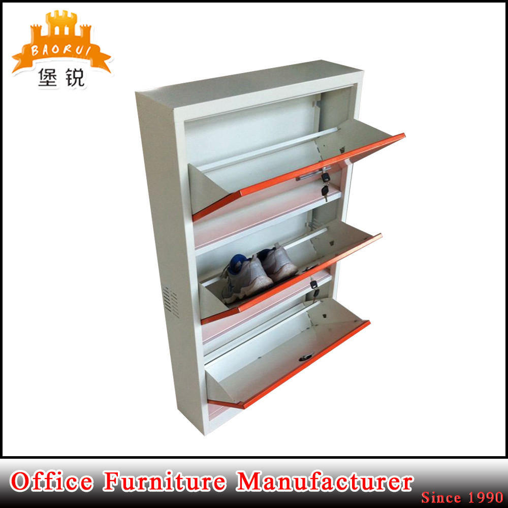 Luoyang Factory Supply Three Layer Metal Shoe Rack