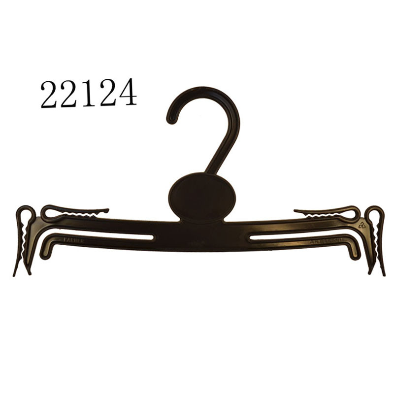 Black Plastic Underwear Hanger for Display