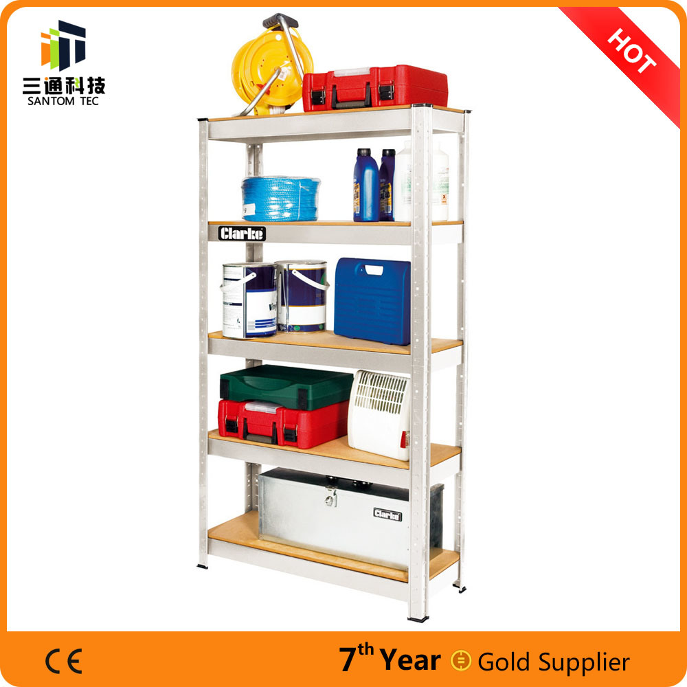 Angle Iron Rack Warehouse Slotted Steel Storage Rack