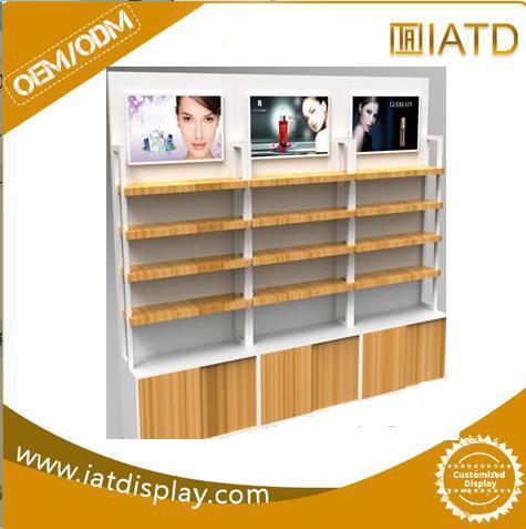 Pop up Wooden Melamine MDF Display Wall Stand