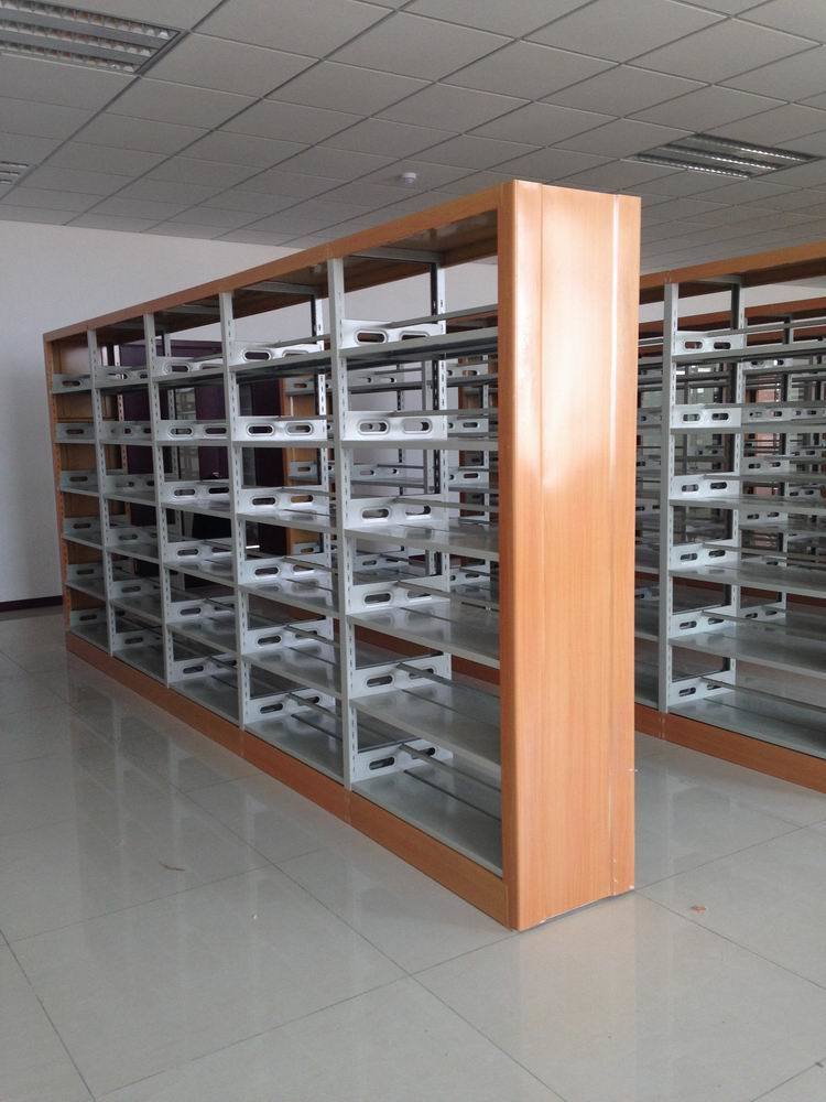 Double-Sided Single Column Library Bookshelf Free Combination