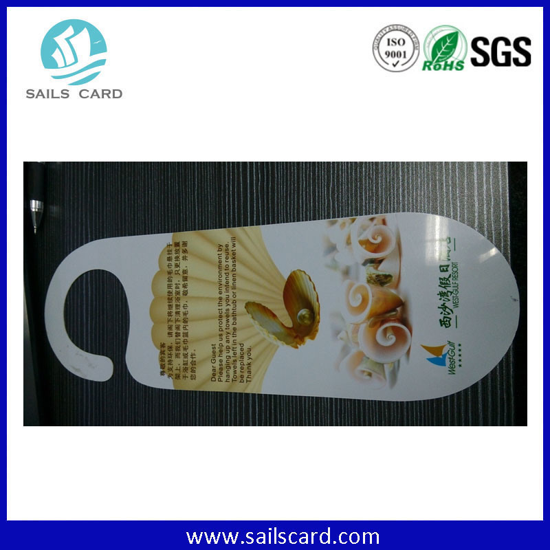 Plastic PVC Luggage Tag, Hotel Door Hanger