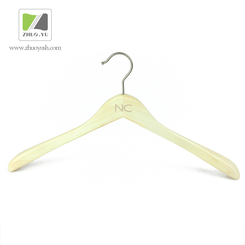 High End Custom Wooden Hanger for Clothes Shop