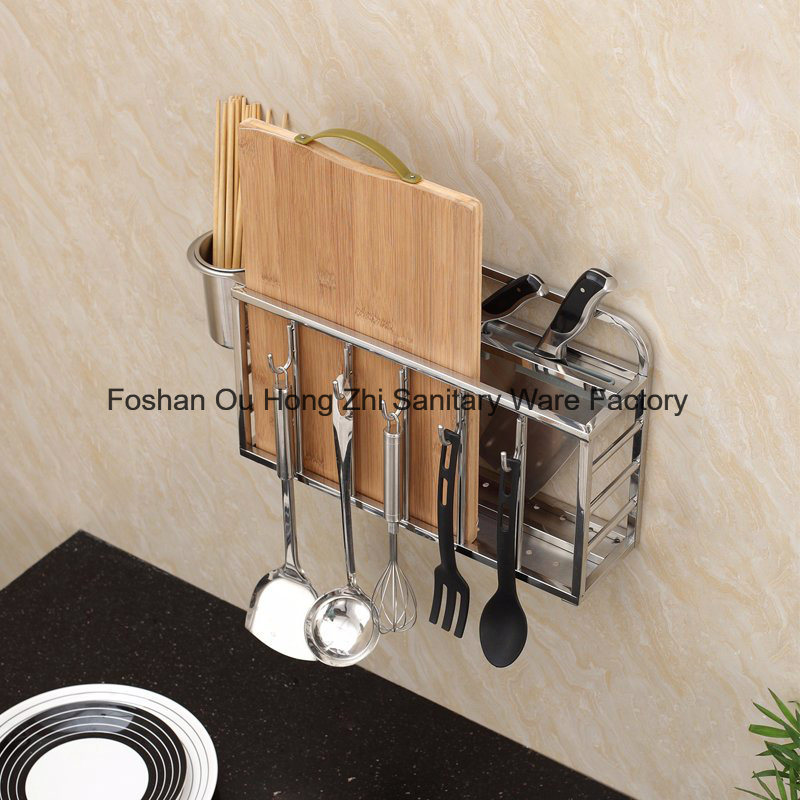 Quality Assurance Stainless Steel Kitchen Storage Rack Kitchen Shelf Spice Holder