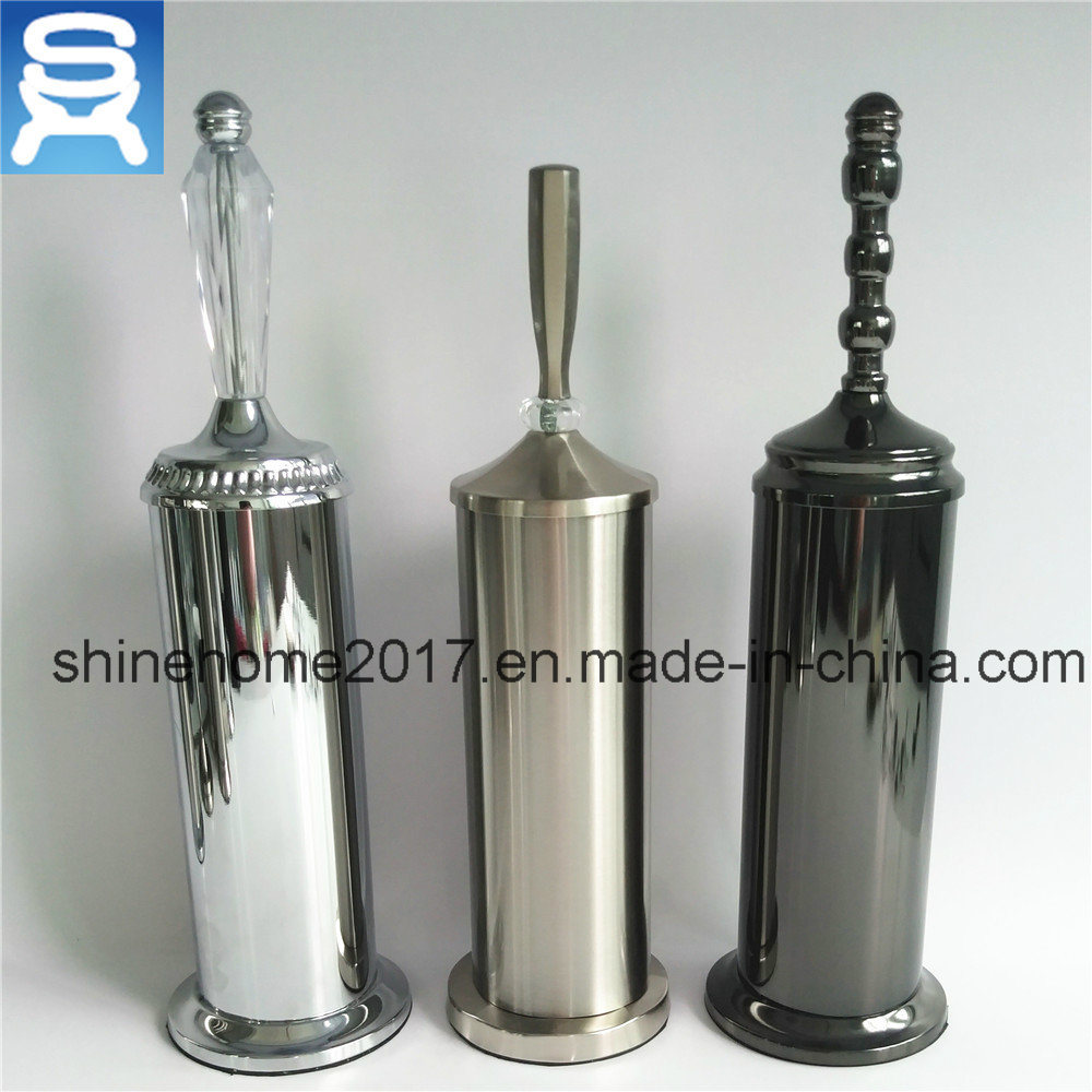 High Quality Modern Bathroom Metal Standing Bathroom Accessory Toilet Brush Holder