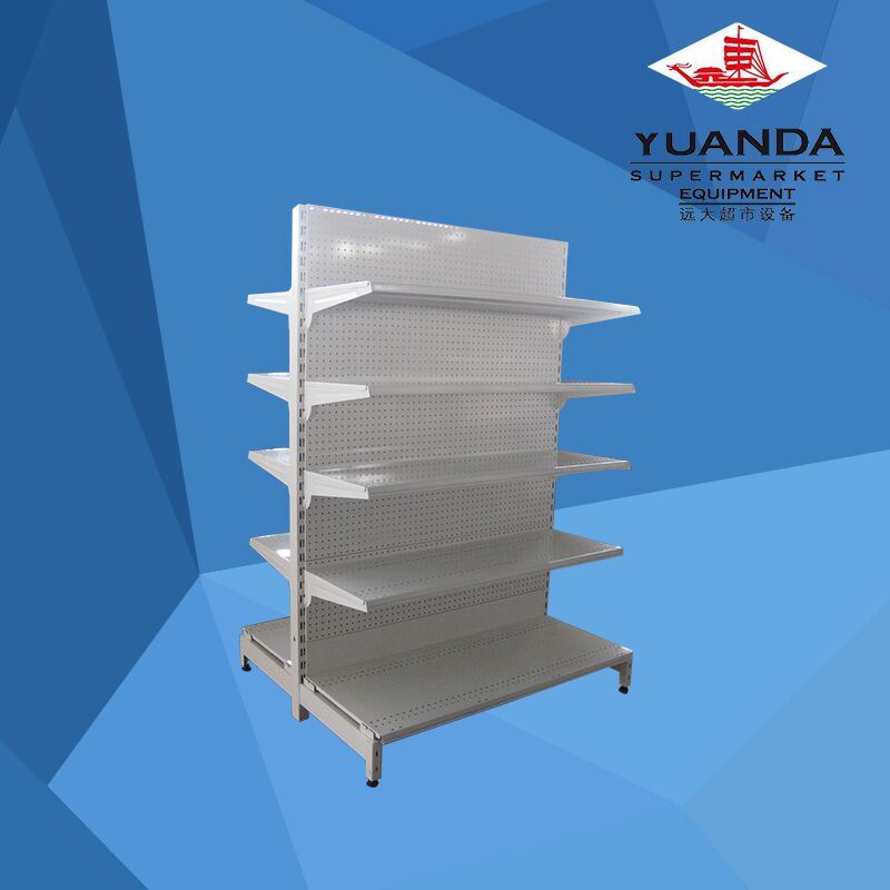 Supermarket Metal Display Punched Panel Shelf