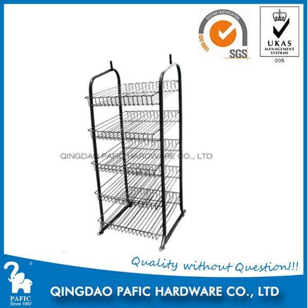 Five Floor Wire Welded Display Rack Frame