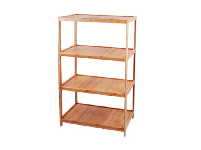 Bamboo 4-Layers Shelf Storage Rack