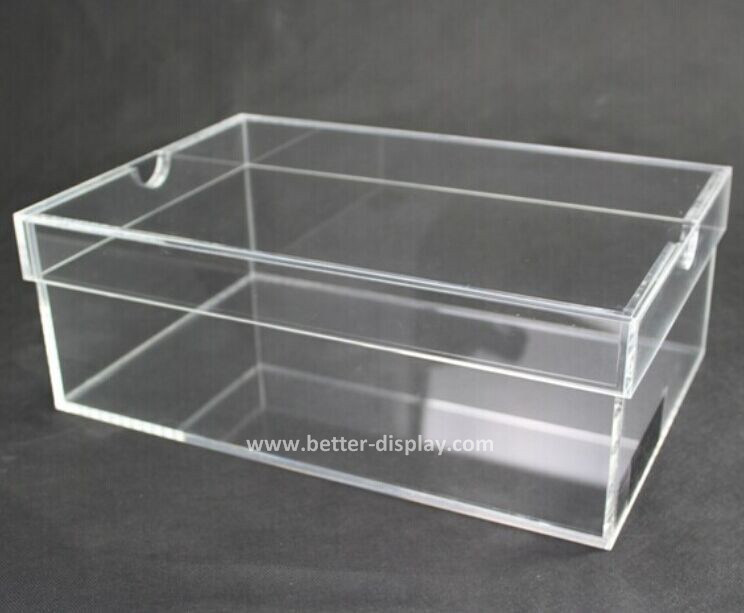 Custom Clear Acrylic Plexiglass Shoe Box