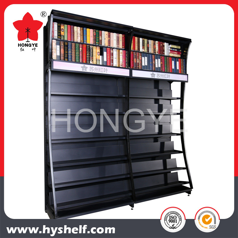 Bookshop Supermarket Gondola Shelves for Book and CD Display