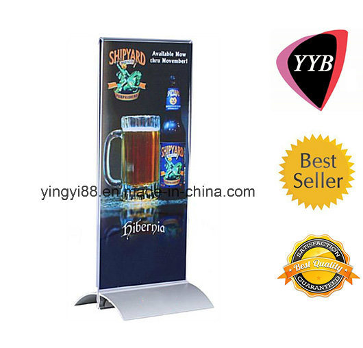 Custom Acrylic Restaurant Menu Holder with Aluminum Base (YYB-848)