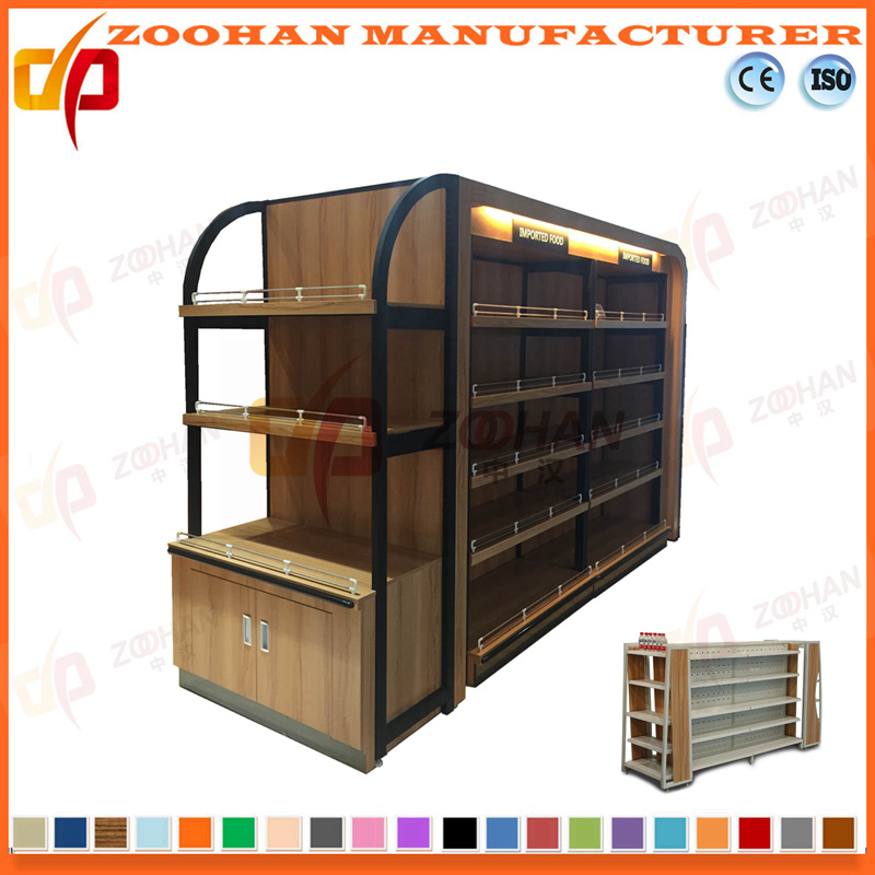 New Customized Supermarket Wooden Store Shelves (Zhs264)