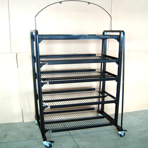 Flooring Display Wire Rack and Metal Stand with Hardware Rack