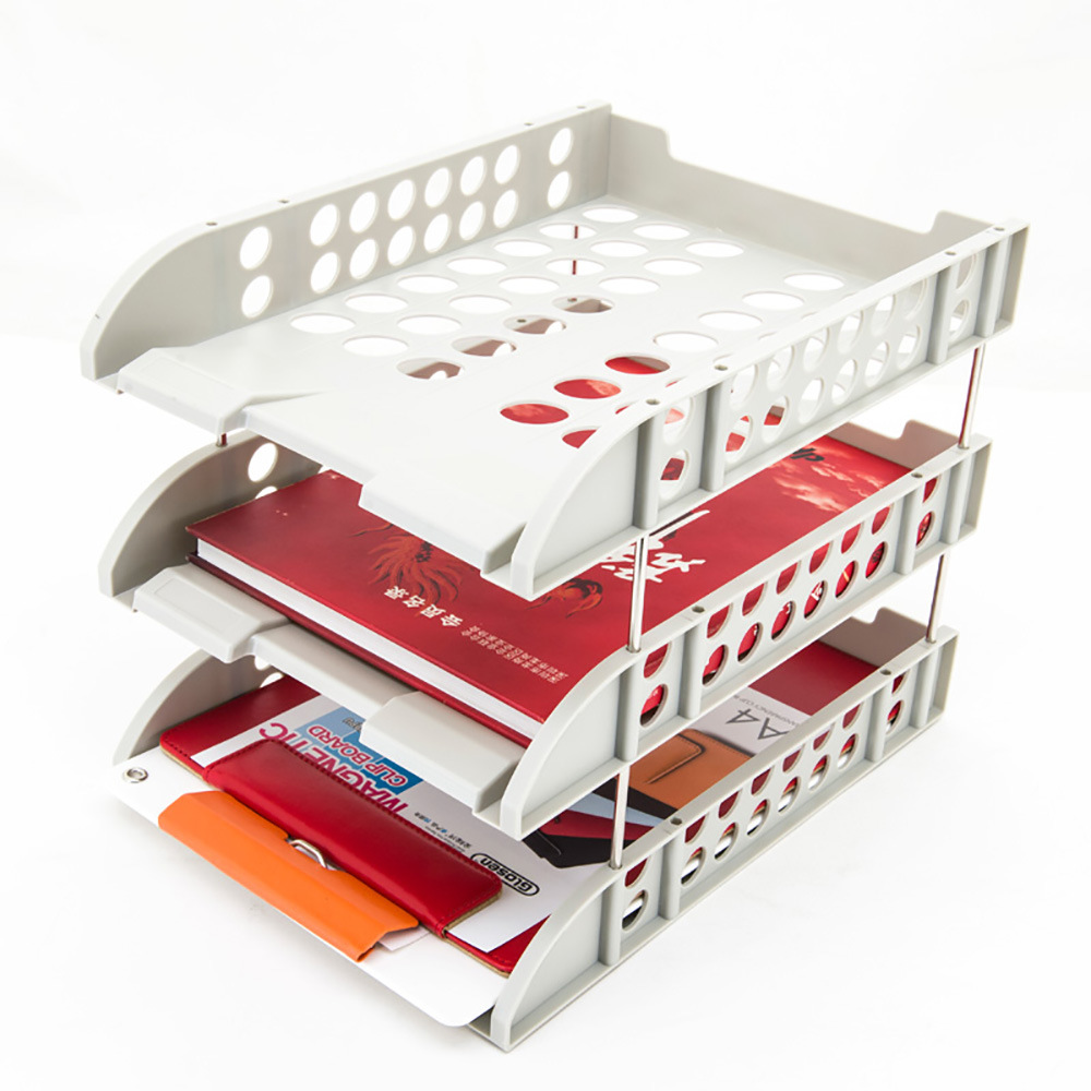 3-Layers Plastic Magazine Holder