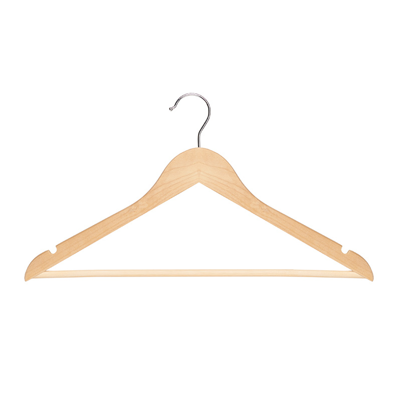 Wooden Suit Hanger with Bar (WH002-N)