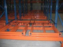 Heavy Duty Steel Pallet Push Back Rack for Logistics