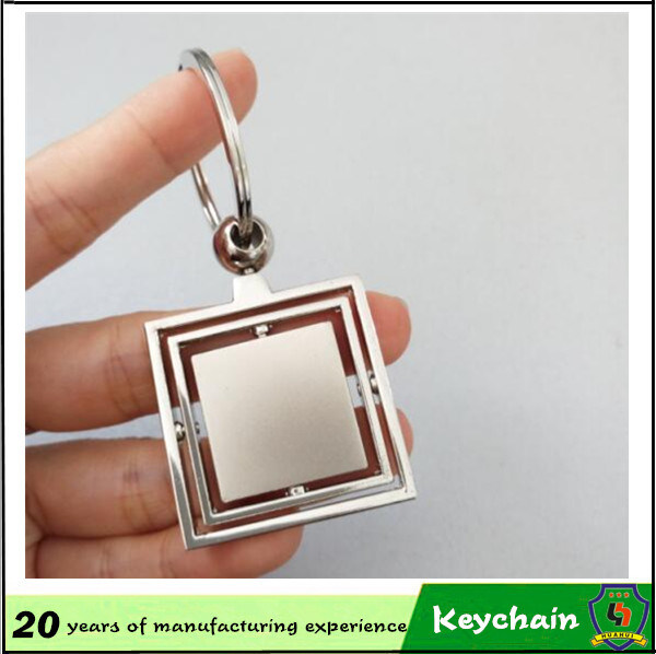 Custom Logo Cheap Metal Sheet Blank Keychain