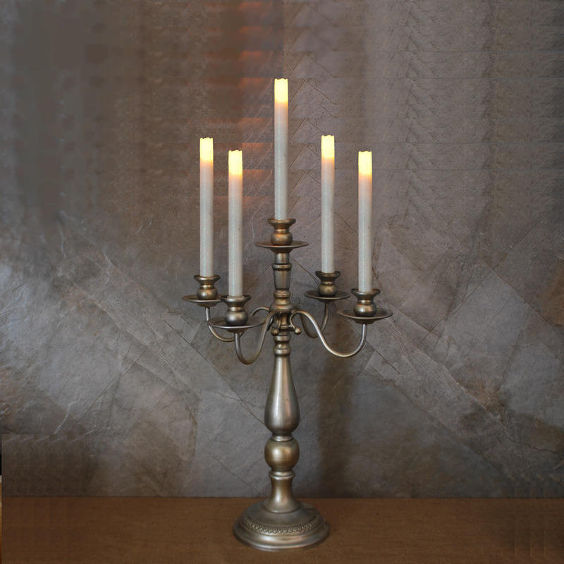 Wholesale 5 Arm Metal Candelabra Candle Holder Centerpiece, 12