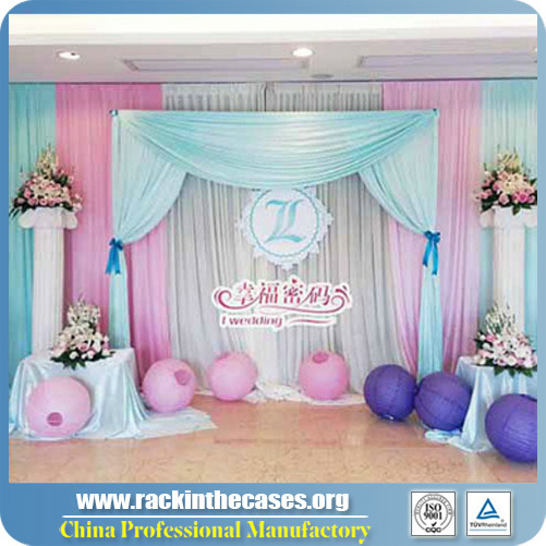 Adjustable Modular Exhibition Backdrop (Pipe & Drape)