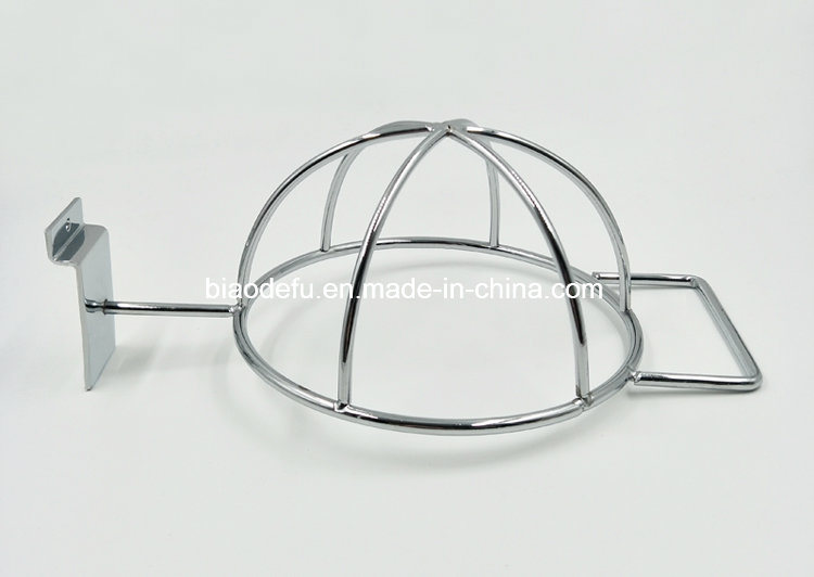 Metal Wire Slatwall Cap Hat Rack for Retail Store Display