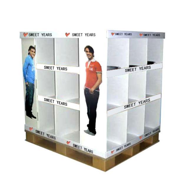 Wholesale Printed Cardboard Promotional Pallet Counter Display Box 49