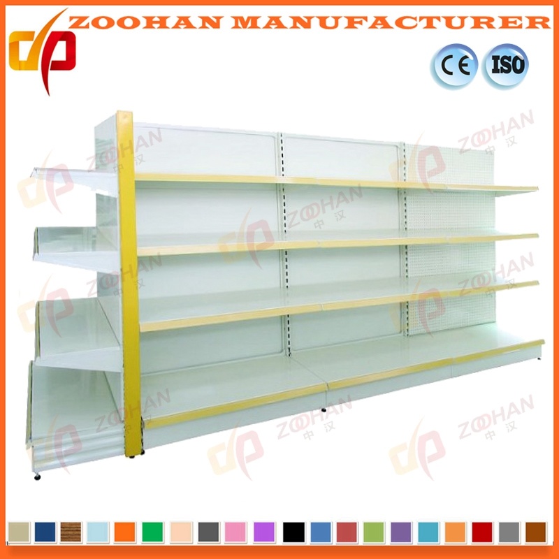 Steel Supermarket Wall Shelves Gondola Gorocery Storage Display Shelving (Zhs426)