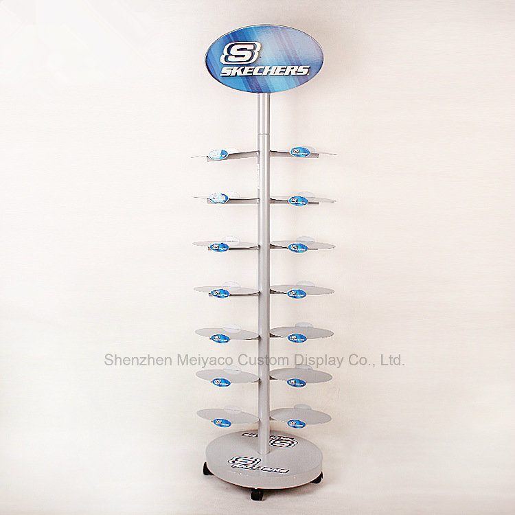 Supermarket Floor Standing Multilayer Shoe Rack