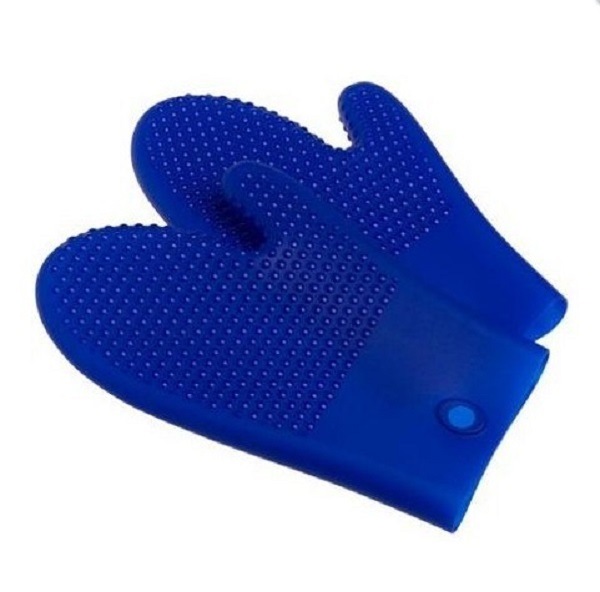 Silicone Hot Kitchen Pot Holder Glove Oven Mit (EB-93256)