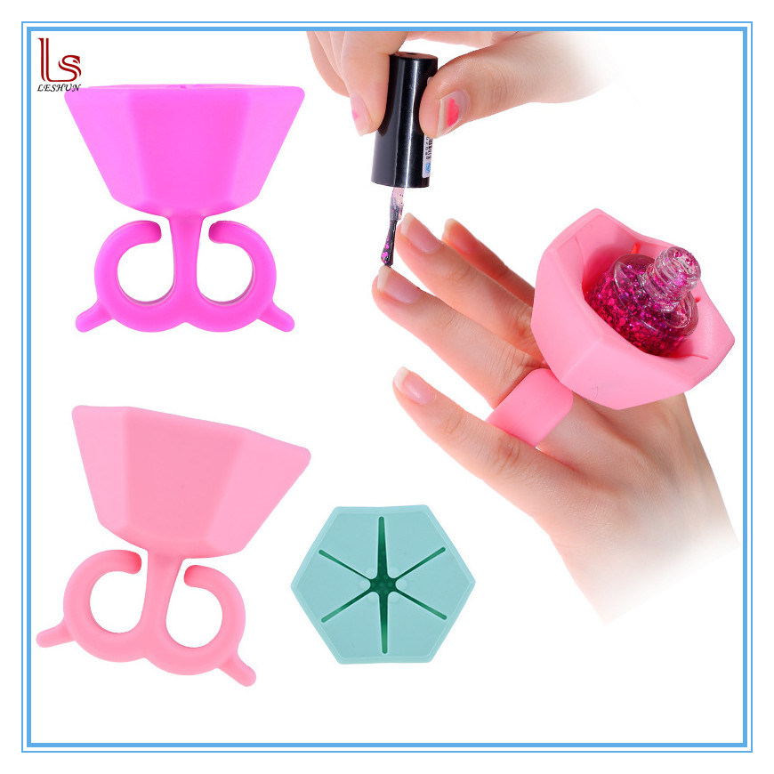 2017 Newest Hot Sale Wearable Nail Polish Holder on Amazon Ebay