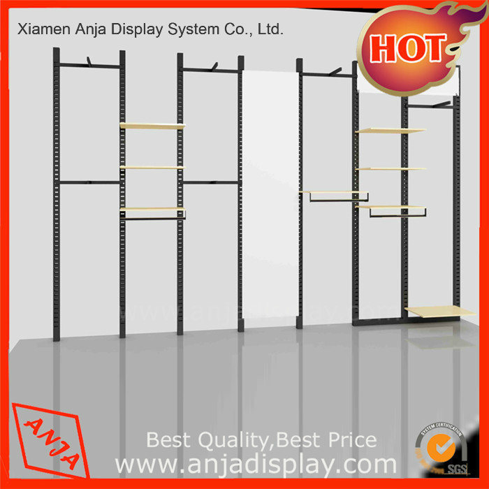 Metal Clothing Store Supplies Equipment Clothes Wall Racks