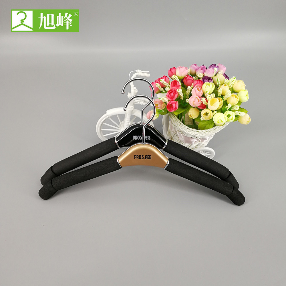 Rubber Coated Coat Hanger with Foam